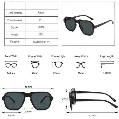 Lunettes de soleil rétro style léopard avec verres transparents dégradés - 2