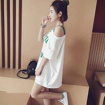 Olivia Letter Print Off Shoulder Short 