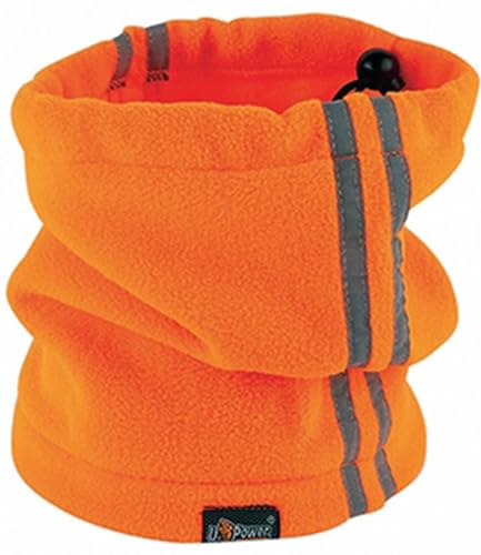 U Power Scaldacollo Pile Con Coulisse Montagna Termico Alta Visibilita' (Orange Fluo)