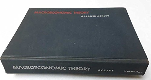 Macroeconomic Theory 0023002808 Book Cover
