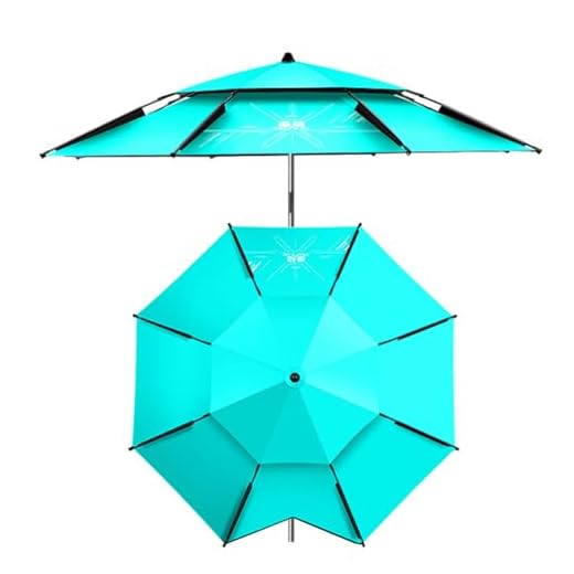 FUREMA Windproof Beach Umbrella for Outdoors