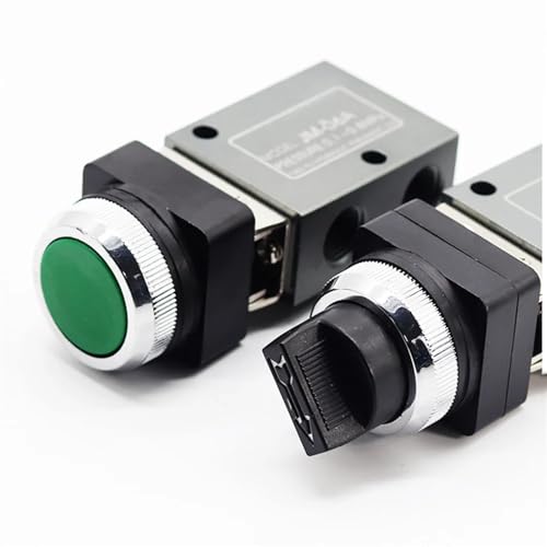 Válvula de control manual de aire de 3 vías de 1/4 pulgada para cilindros Serie JM 7