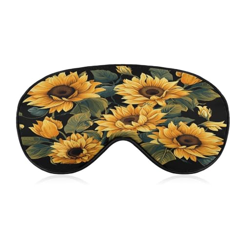 Sunflower Thank You for Brightening My Life �X���[�v�}�X�N �u���b�N ���C�g �A�C�X���[�v�V�F�[�h �J�o�[ ���K �y�� ���� �ډB�� �\�t�g �ʋC�� �i�C�g�A�C�J�o�[ ���߉\�ȃo���h �A�C�}�X�N �j�����p