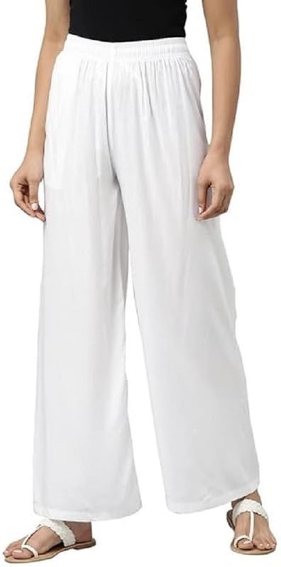 fancy star Women's and Girls Reyon Plazo Pant for Girls Regular Fit Palazzo Pants.-picture-54