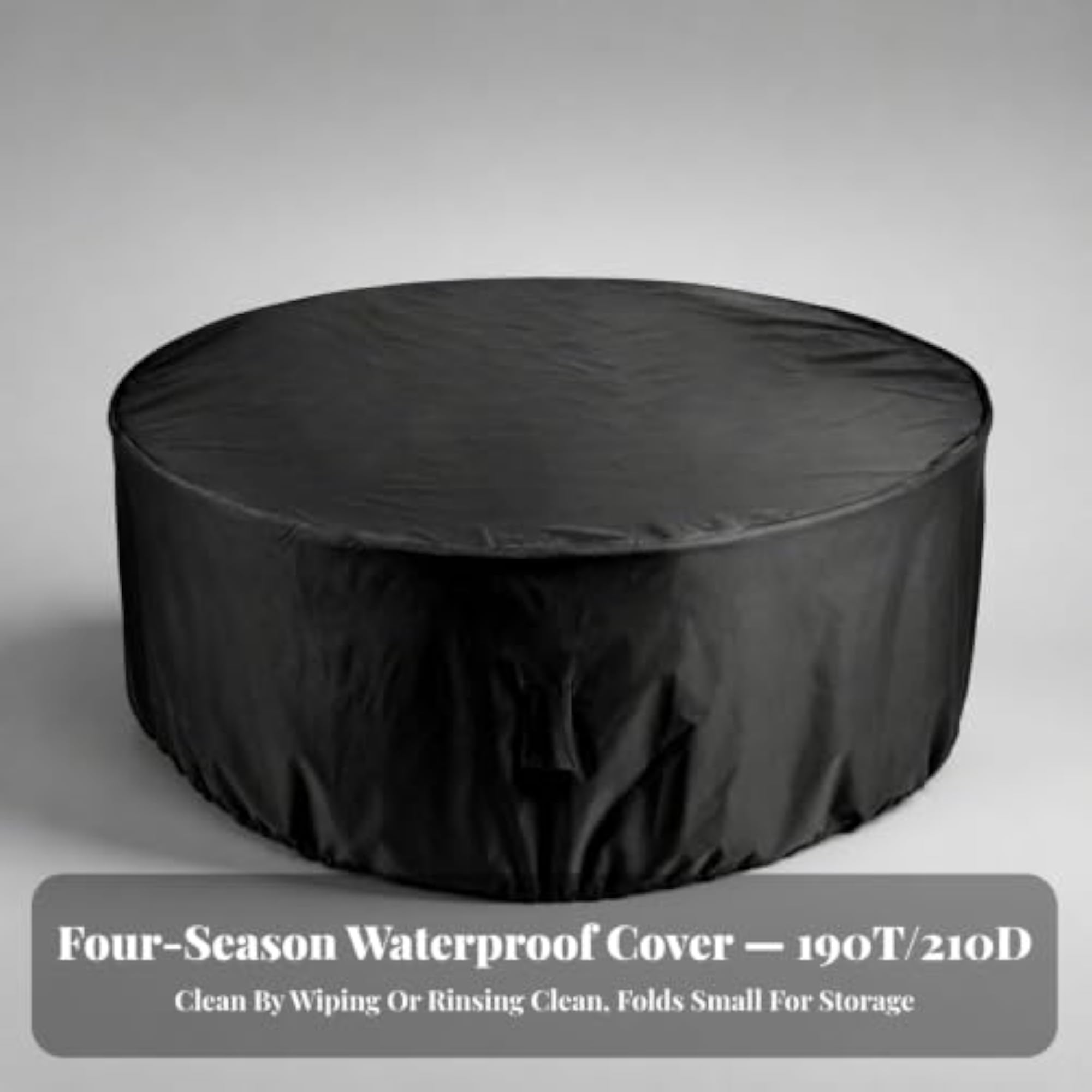 Waterproof Round Outdoor Table Cover Dustproof Round Patio Table Cover