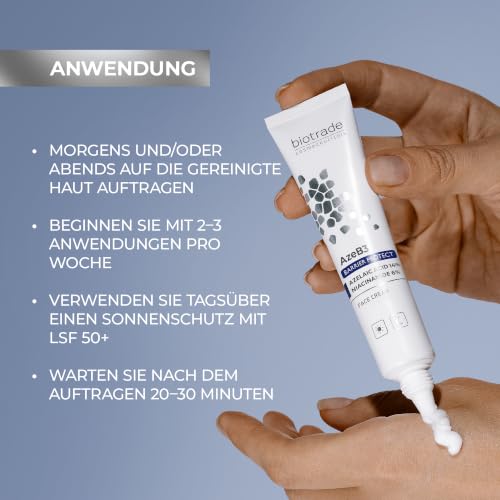 Biotrade AzeB3 Barrier Cream – kwas kwasowy 14% + niacynamid 6% – 30 ml