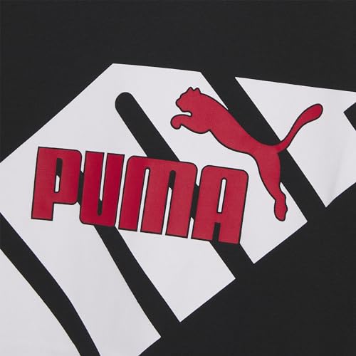 Image of Puma Boys' Short Sleeve Cotton Graphic T-Shirt, Crewneck
