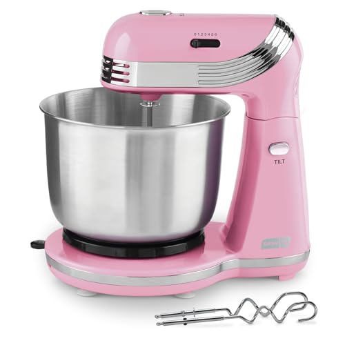 Dash 6-Speed Stand Mixer with Stainless Steel Bowl