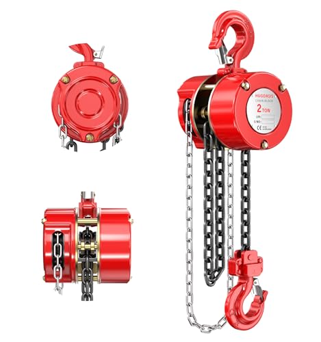 Manual Chain Hoist 2 Ton with Hooks for Warehouse Use