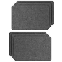 Flicken Selbstklebend Stoff, Reparaturpatch für Sofastoffe, Leinenstoff-Reparaturflicken, für Sofas, Autositze, Bürostuhl, Kopfteile, Reparieren Sie Löcher, Verbrennungen, Risse, Dunkelgrau