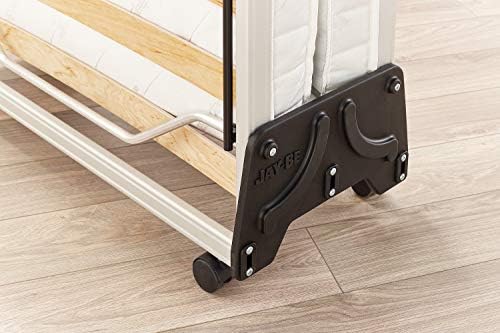 JAY_BE J-Bed Folding Bed with Anti Allergy Micro e-Pocket Mattress, Compact, Small Double