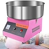 【Machine à barbe à papa haute performance】Notre machine à barbe à papa est rapide et silencieuse. Grâce à sa puissance de 1000 W et à son moteur de 30 W, elle chauffe en seulement 3 minutes. Elle vous permet de produire 5 à 6 barbes à papa par minute. Elle peut fonctionner en continu pendant 1 heure, évitant ainsi les arrêts et les nettoyages fréquents et améliorant ainsi l'efficacité de la production.