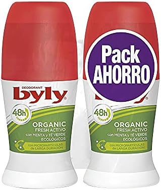 Byly Organic Extra Fresh Deo Roll-On Lote 2 Pz 1 Unidad 100 g
