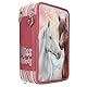Depesche 3-Fach Federtasche Miss Melody Farbsortierung rot