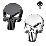💀 【Amplia aplicaciones】 Las pegatinas de metal para carrocería se pueden usar no solo en automóviles, sino también en elementos lisos como puertas, ventanas, vidrio y metales.