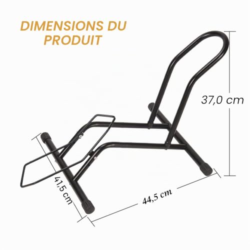 Support de vélo stable et robuste pour sécuriser le stationnement des vélos électriques
