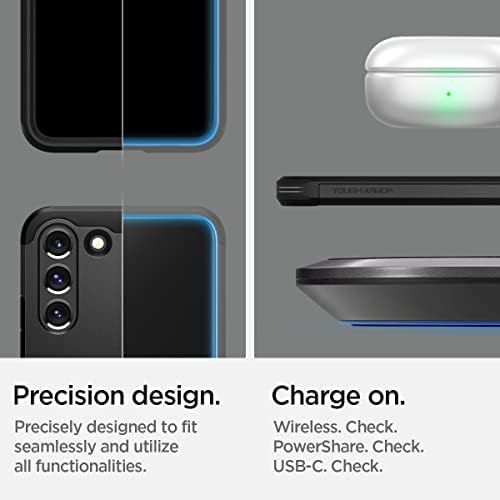 Spigen Tough Armor Case Compatible with Samsung Galaxy S22 5G - Black