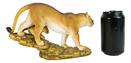Ebros Gift Safari African Lioness With Cub Statue 11.25" Long Pride Rock Female Lion Family Wildlife Scene Giant Cat Lions Of The Sub Saharan Sculpture #TOP7