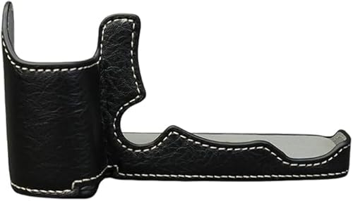 �yFotee�zFor EOS R6 Mark III �P�[�X II / R5 �J�����P�[�X PU���U�[ �n�[�t�P�[�X �����h�~ �ی�J�o�[ For CANON �L���m�� �C�I�X (�u���b�N)