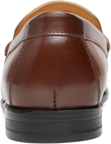 Image of Journey West Mens Genuine Leather Dress Shoes Slip on Penny Loafers for Men
