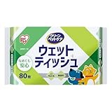 【80枚】ペット用ウェットティッシュ１Ｐ DPWT-1P 80枚 アイリスオーヤマ