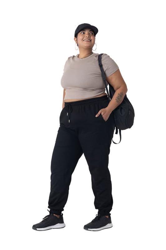 Spirit Animal Plus Size Joggers for Women | High Waist Joggers for Women Loose Fit | Cotton Joggers with Adjustable Drawst... - Review, Price and Buying Guide