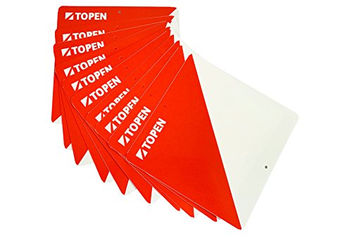 TOPEN Balise plastifiée 15 x 15 (10 unités)
