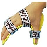 ✔ Weiche Bandage fixiert die Hand zärtlich. Löcher am Griffbrett für zusätzliche Atmungsaktivität und Verhinderung der Fingererosion.