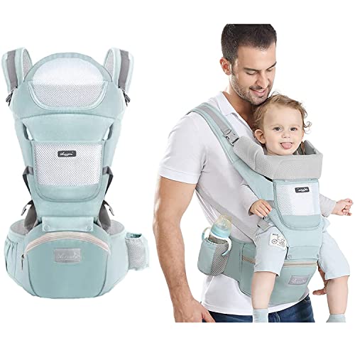 Baby Carrier with Hip Seat Multi-Functional 9 in 1 Baby Backpack Carrier Convenient Breathable Easy-to-use Baby Carrier With Storage Function Suitable For 0-36 Months Baby Toddler