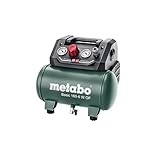 Metabo Kompressor Basic 160-6 W OF – 601501000 – Kompressor mit leistungsstarkem Motor und 6 l Kesselgröße – 1,5 m Kabellänge
