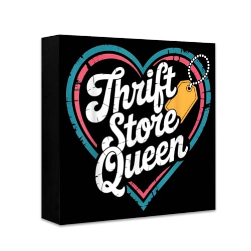 Thrift Store Queen Thrifting Thrifted Vintage Clothes Funny Model Table Ornament Creative Craft, Fashion Ornaments for Bedroom Dresser Decor & Stylish Gifts