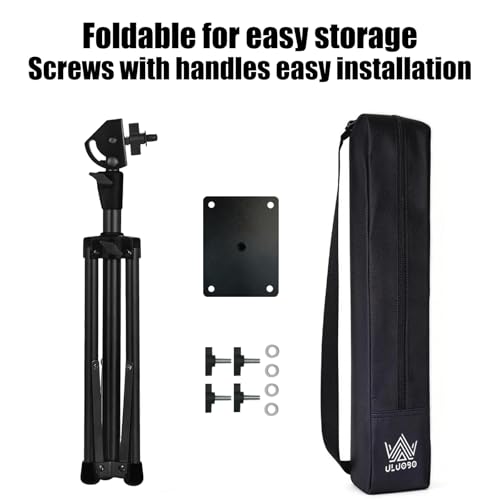 ULUOBO Electronic Drum Pad Stand for Percussion Sample Pads, Foldable, with Carry Bag (Black) - Thumbnail 7