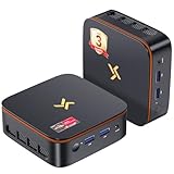 🎥【Support de triple affichage 4K UHD pour une expérience visuelle immersive】Ce mini ordinateur de bureau prend en charge la sortie 4K UHD avec une résolution maximale de 4096x2304@60Hz. Trois ports HDMI 1.4b permettent un affichage à trois écrans, vous offrant plus d'espace pour travailler et améliorant votre productivité. Que ce soit pour éditer des vidéos, jouer ou effectuer plusieurs tâches, le Huidun H50 assure une expérience immersive qui améliore à la fois le divertissement et la productivité.