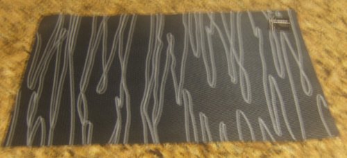 Burnt Orange/Brick With White Woven Vinyl Pattern Placemats / Place Mats (4 Piece Set) - 13" X 18" #TOP2