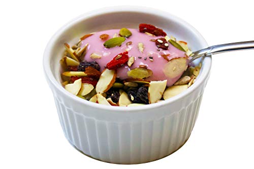 Raw Superfoods Salad Topper (Goji Berries, Sliced Almonds, Chia Seeds, Flax Seeds, Pumpkin Seeds, Sesame Seeds, Sunflower Seeds, Raisins) Healthy Non-GMO Gluten-Free Low-Carb Keto Paleo Vegan High Fiber Low Sugar No Added Sugar Oatmeal Yogurt Topping