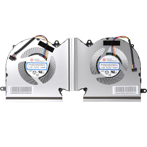 Ventilador de refrigeración CPU+GPU para MSI GE66 GP66 GL66 MS-1541 MS-1542 N440 N441
