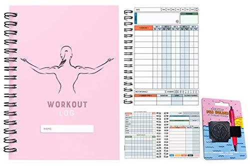 Registro de entrenamiento para gimnasio – XL y XS – Agenda de gimnasio, fitness y entrenamiento...