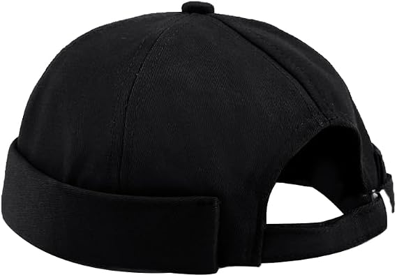 Umeepar Unisex Cotton Docker Hat Cap Cuffed Beanie Hat Harbour Sailor Summer Hat for Men Women