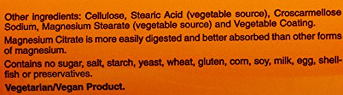 Now Magnesium Citrate 200 Mg,250 Tablets #TOP3