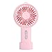 Produktbild Heayzoki Tragbarer Mini-USB-Lüfter, Handladegerät Kleiner Lüfter Drehbarer elektrischer Mini-tragbarer Desktop-Nachttisch Universal, wiederaufladbarer Handlüfter mit persönlicher Kühlung(Rosa)