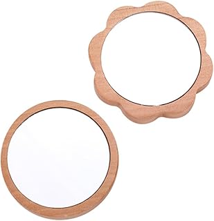 lasenersm 2 piezas de mini espejo de maquilla...