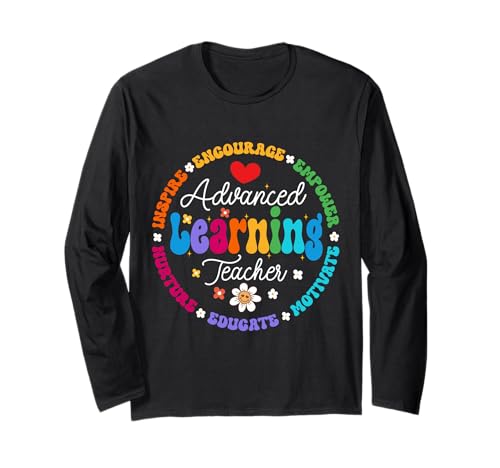 Groovy Advanced Learning Teacher Appreciation Week Long Sleeve T-Shirt