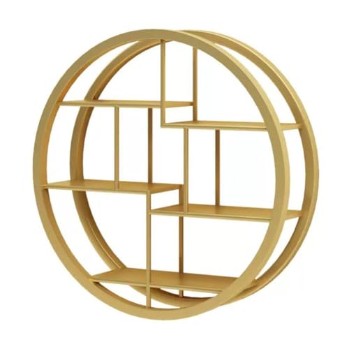 Étagère murale ronde à 5 niveaux pour la maison et le bureau au style moderne