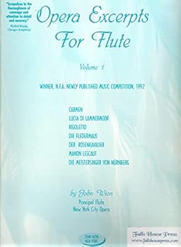 Sheet music Opera Excerpts for Flute Volume 1 Book