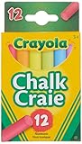 Crayola 12 Coloured Chalk Arts & Crafts