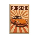 OKNGB Pop-Art-Sportwagen-Poster 911, Carrera-Renn-Poster, 