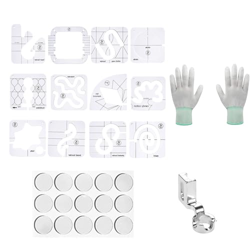HUAJINGKEJI Lot de 15 règles de matelassage en acrylique pour matelassage