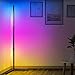 Aney Well LED Stehlampe Dimmbar mit Fernbedienung, Eck Standleuchte Stufenlos Dimmbar Farbwechsel Lichtsaeule RGB Farbtemperaturen Helligkeit für Wohnzimmer Schlafzimmer