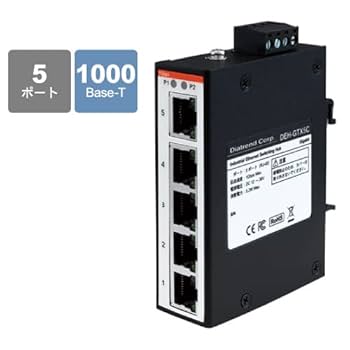 ダイヤトレンド 5ポート産業用スイッチ DEH-5 4台 DEH-GTX5C 特長 - 産業用イーサネットスイッチングハブ | ダイヤ