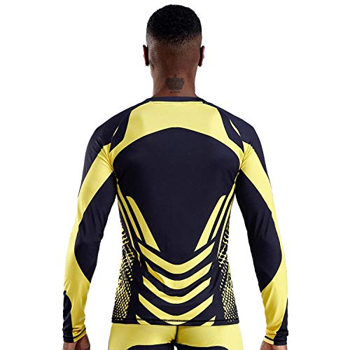 Image of OEBLD Compression Pants Men Thermal Underwear Set Base Layer Dry Tights Gym Running Leggings Long Sleeve Shirt